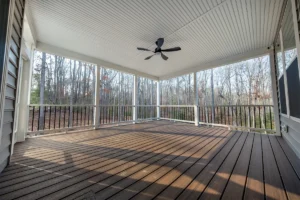 Completed composite deck project