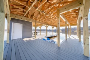 Completed composite deck project