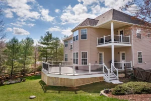 Completed composite deck project